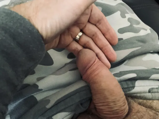 Masturbated with finger in, intense orgasm.