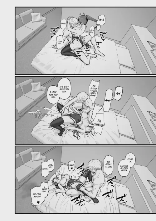 [matsuka] Rabuho de Dēto Kabe-Goshi ni Oyako to Sorezore Rei Rei Suru Hon (627750)