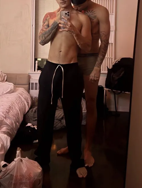 Me and the homie getting ready to fuck