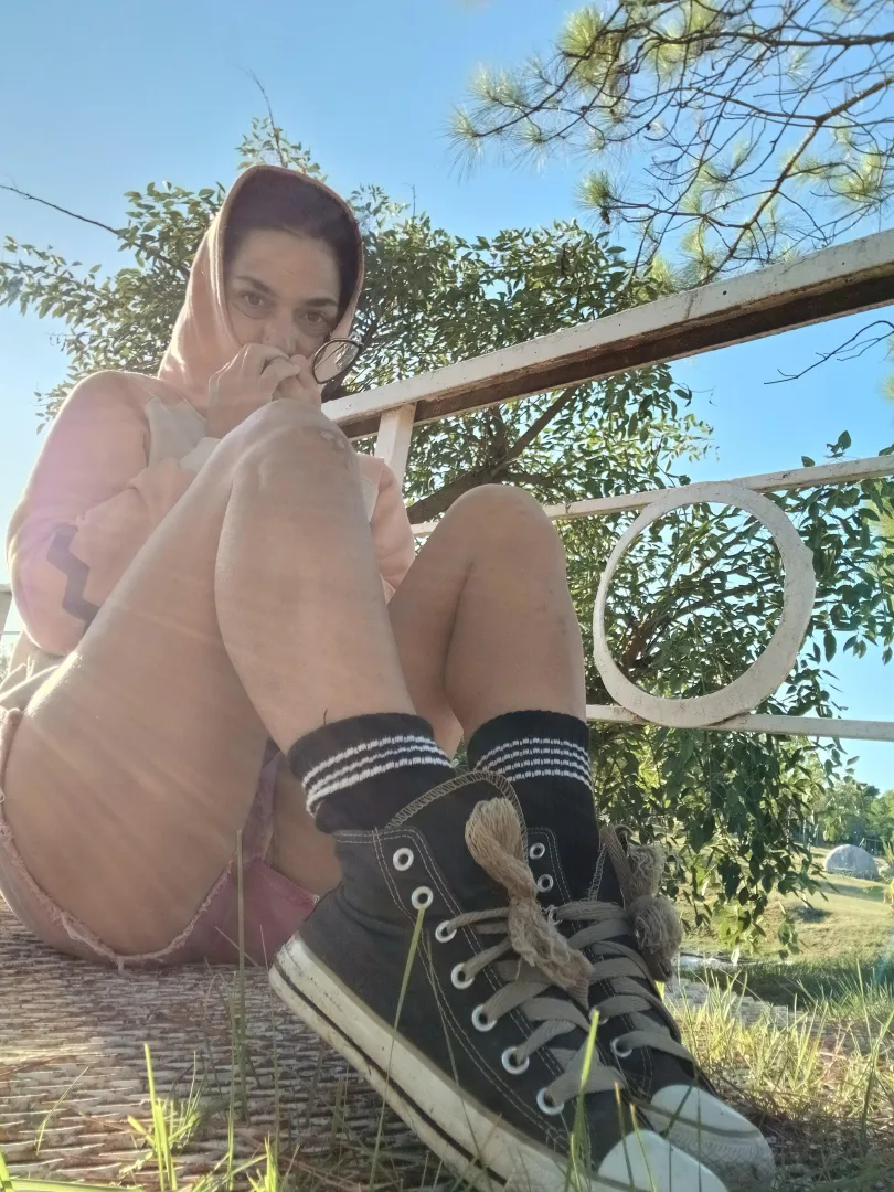 Me fui a meditar al parque para ver salir el sol