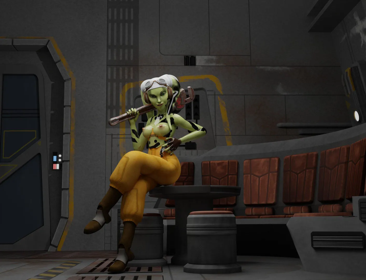 Mechanical Hera resting. Made (Stuarth Sakai)