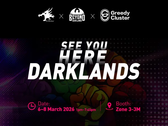 Meet us at Darklands (6–8 March, Belgium)!