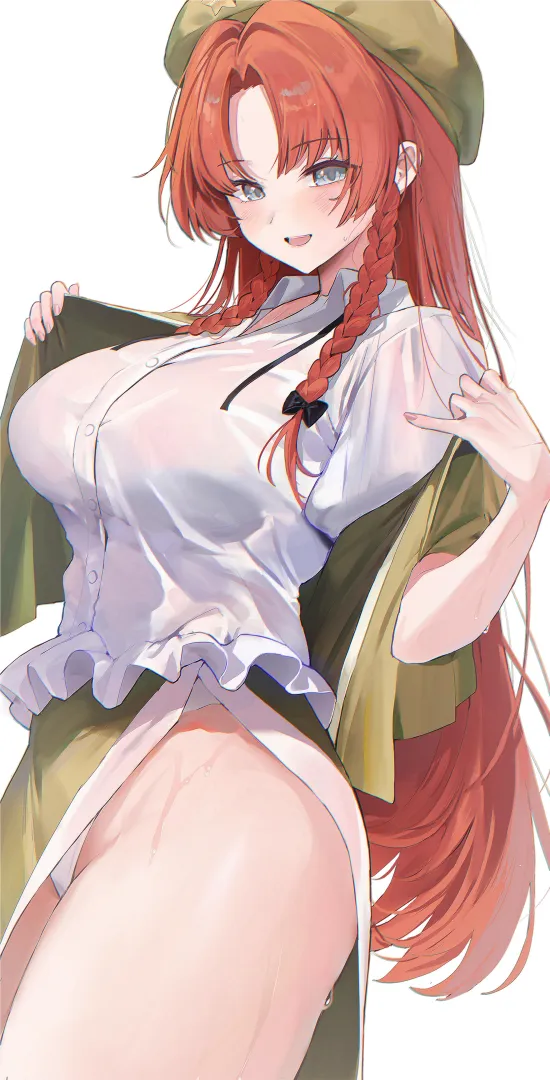 Meiling's shirt got wet [Touhou]