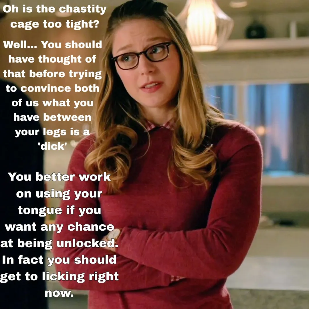Melissa Benoist wants you to work on using your tongue if you ever want to be unlocked