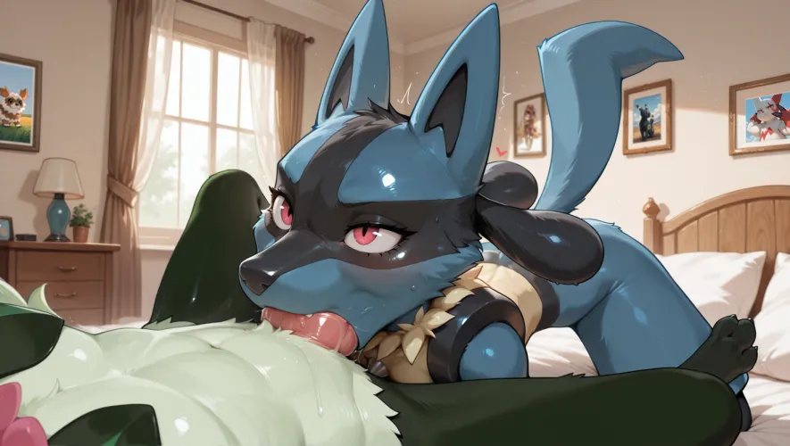 Meowscarada getting deep throated