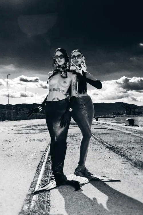 Mermaids... Nana and me photographed by Dark Indigo