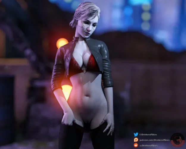 Merrin enjoying a night out. (drinkerofskies)