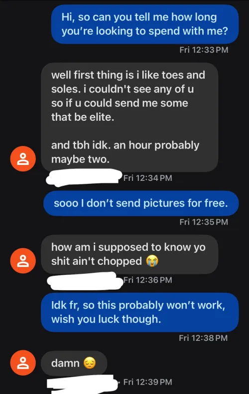 Mfs really out here trying to get free content