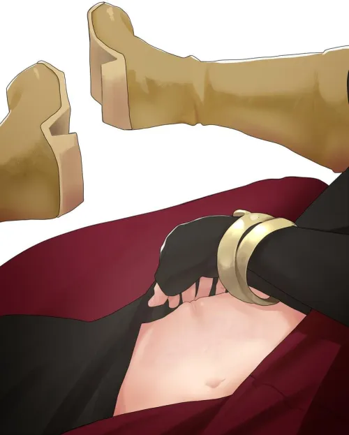 Micaiah touching herself