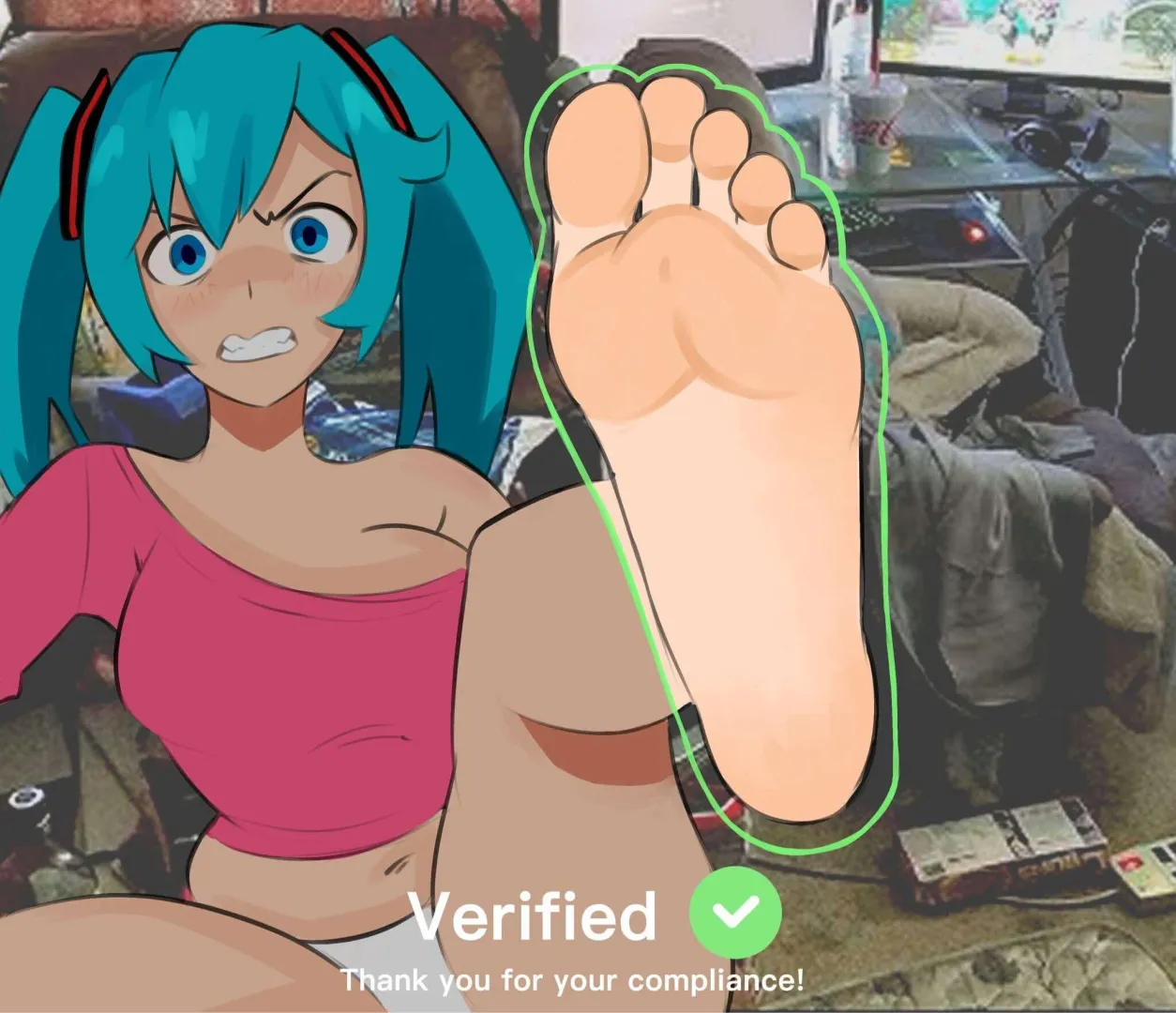 Mike's getting frustrated with this new type of verification ~
