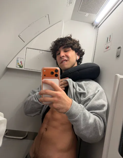 Mile high bathroom selfie