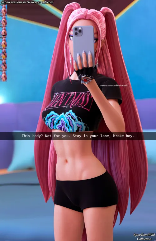 Mira’s Arrogant Belly Tease (darkbahamuth)