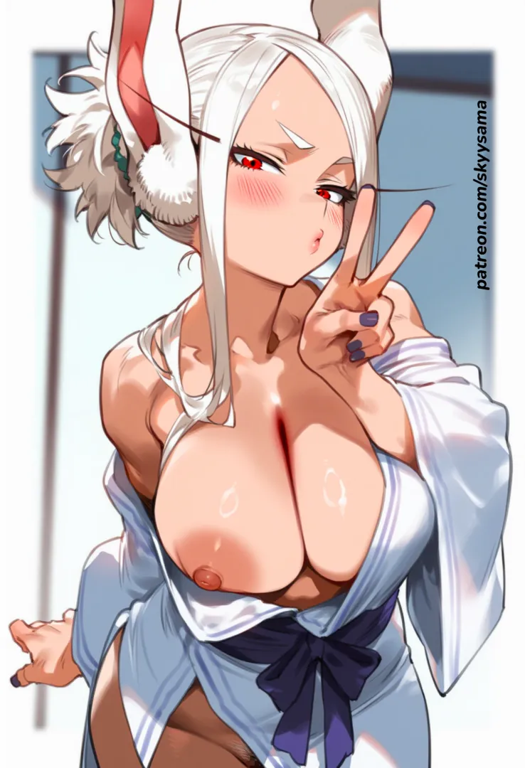 Mirko in a robe (Skyysama) [MHA]