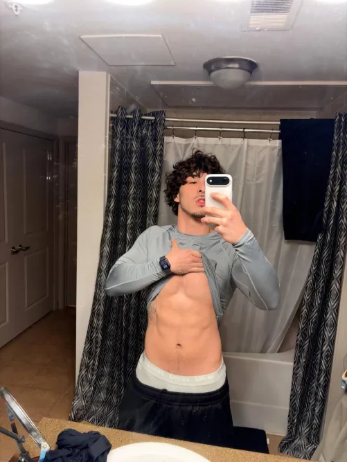 Mirror caught me slipping