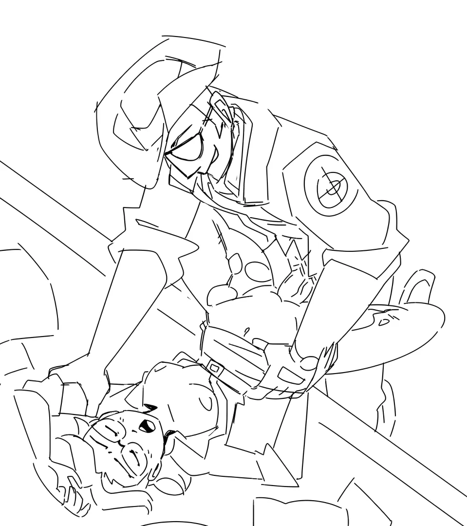 Miss Pauling and Sniper by popthesnowman