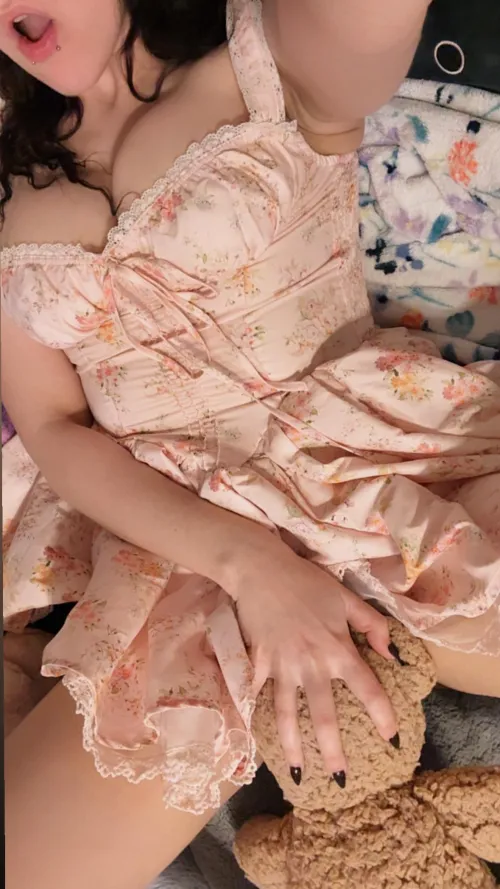 Mister Bear is definitely my naughtiest stuffie!