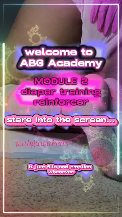 MODULE 2: DIAPER TRAINING REINFORCER