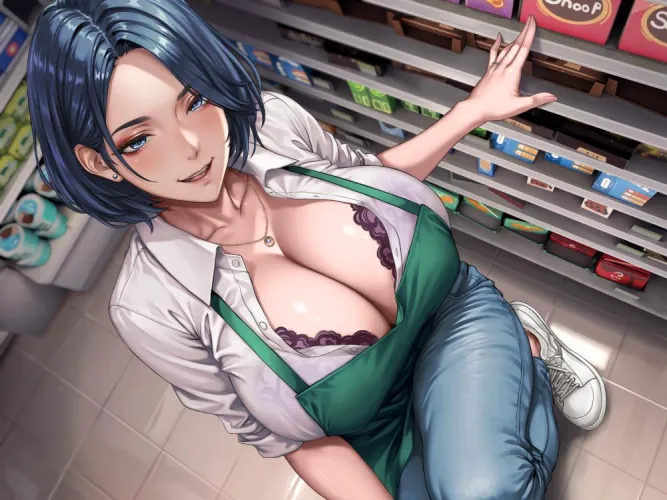 Mommy at the part-time job!