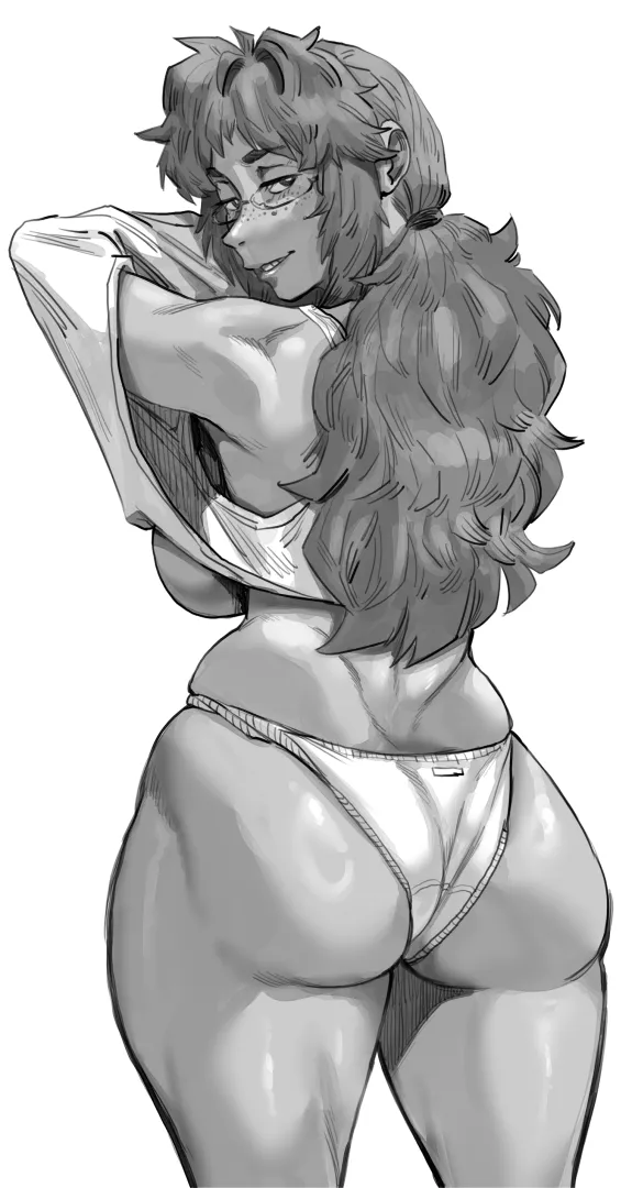 Mommy getting ready!