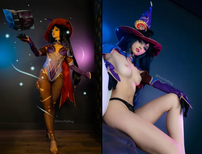 Mona from Genshin Impact by Aery Tiefling [OC]