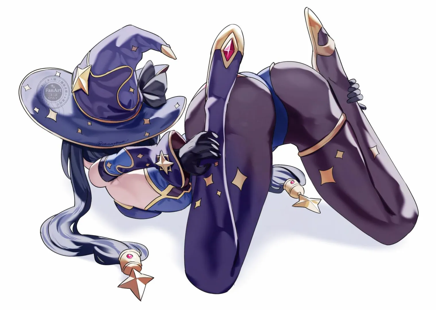 Mona stretching