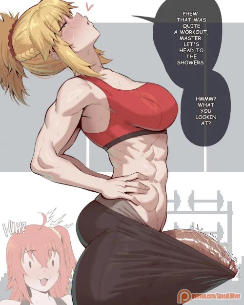 Mordred After a Workout (SpeedL00ver)