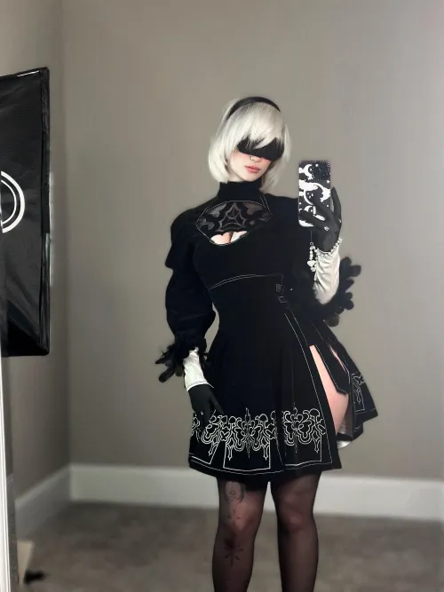 More of my cosplay attempt at 2B (LeesiBB) :3
