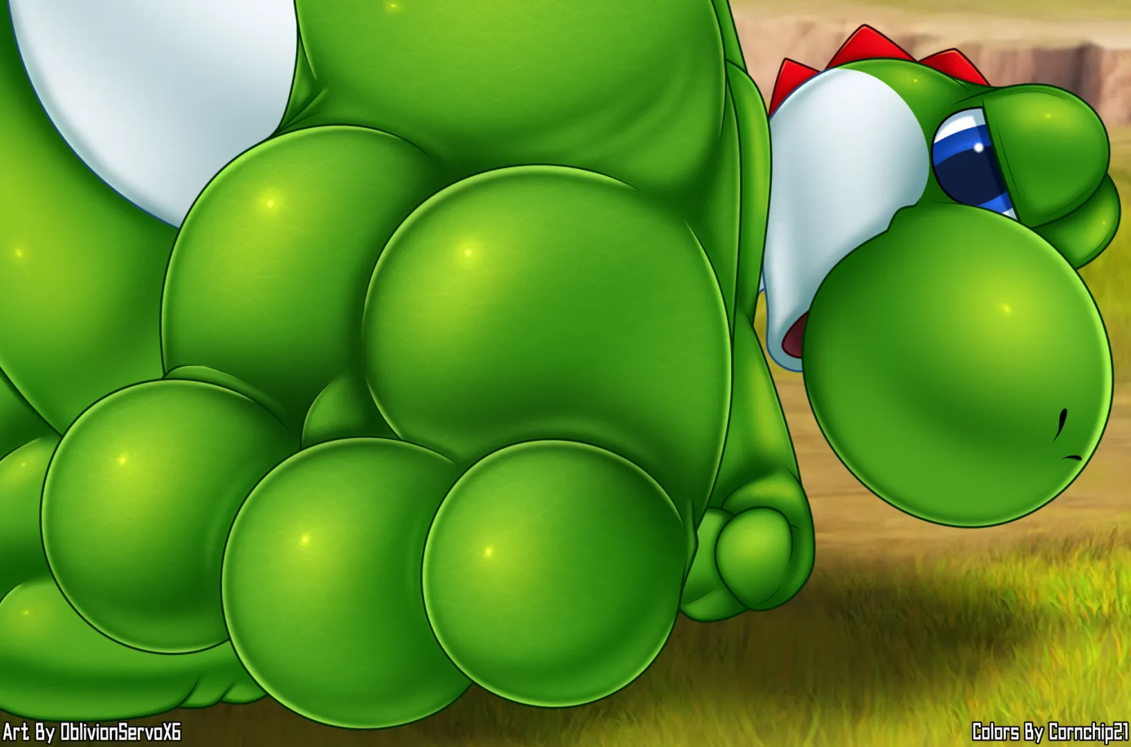 More Yoshi footsies (OblivionServoX6)