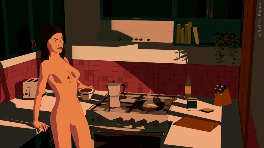 Morning coffee, by me