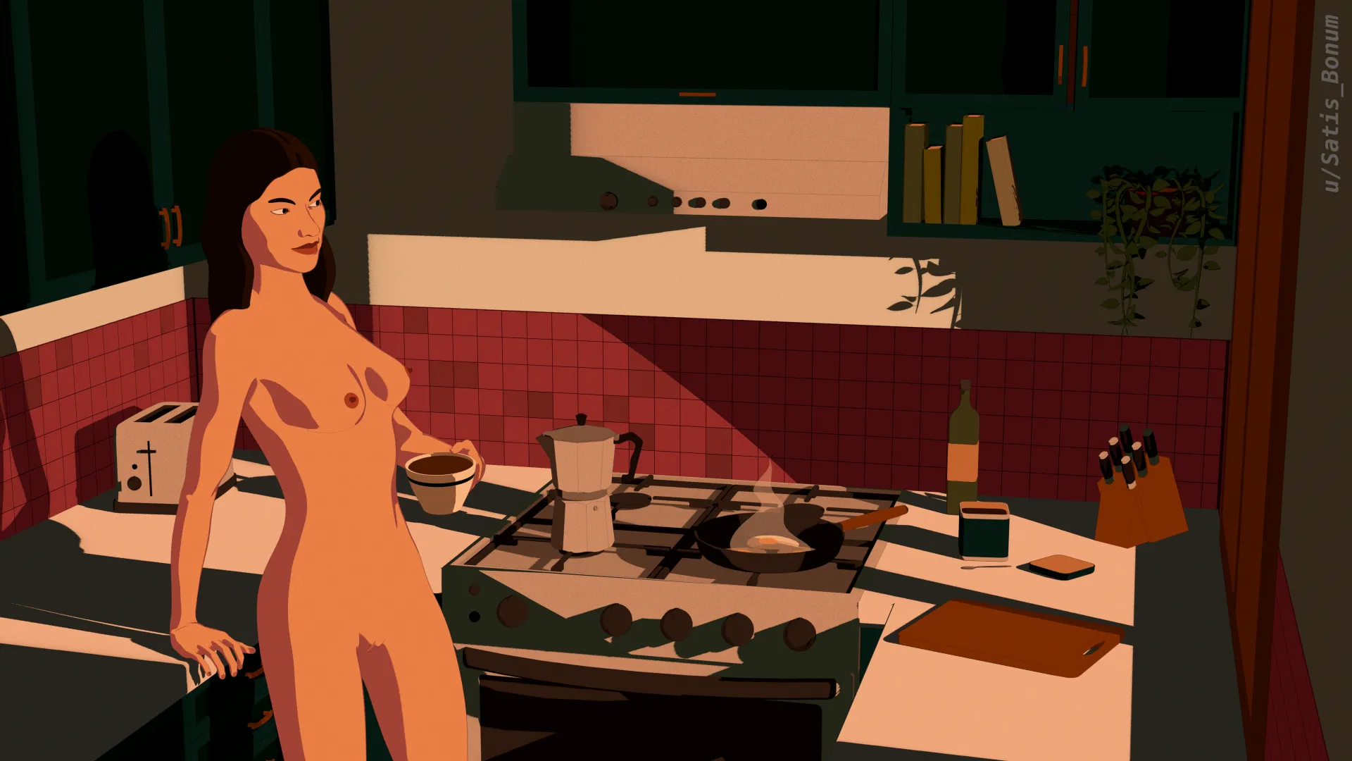 Morning coffee, by me