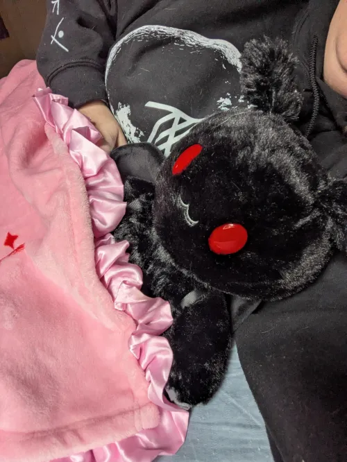 Mothman for safety during naps!