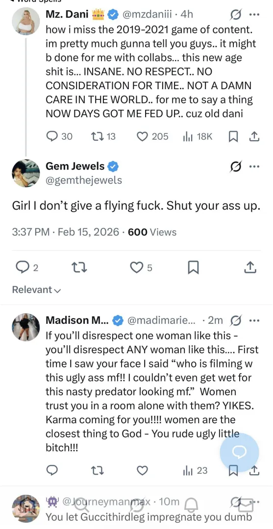 Ms Dani n gem jewels beefing