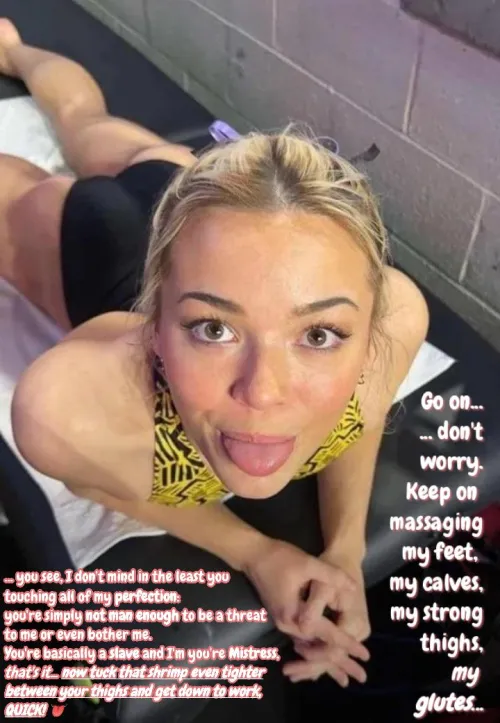 Ms Dunne is brutally honest with her personal masseur (No ImageFap)