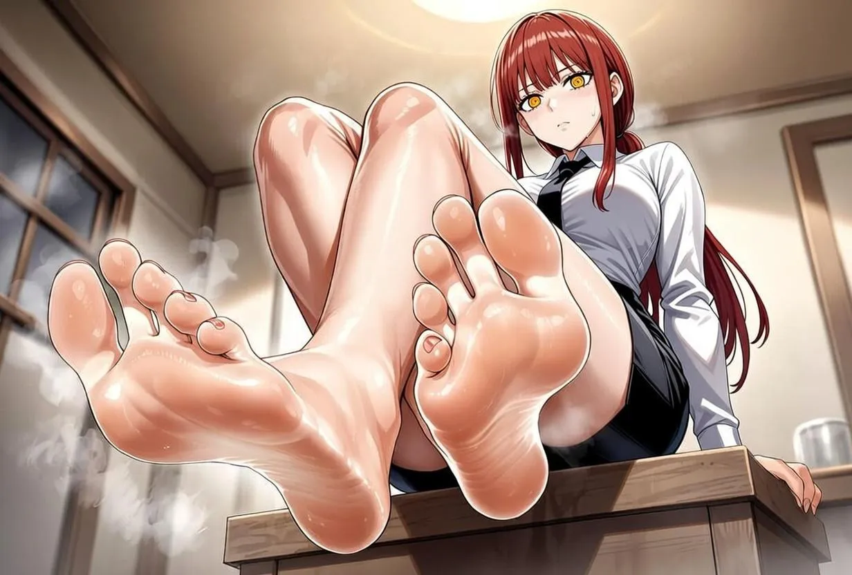 Ms. Makima, your feet smell awful, but they taste delicious.