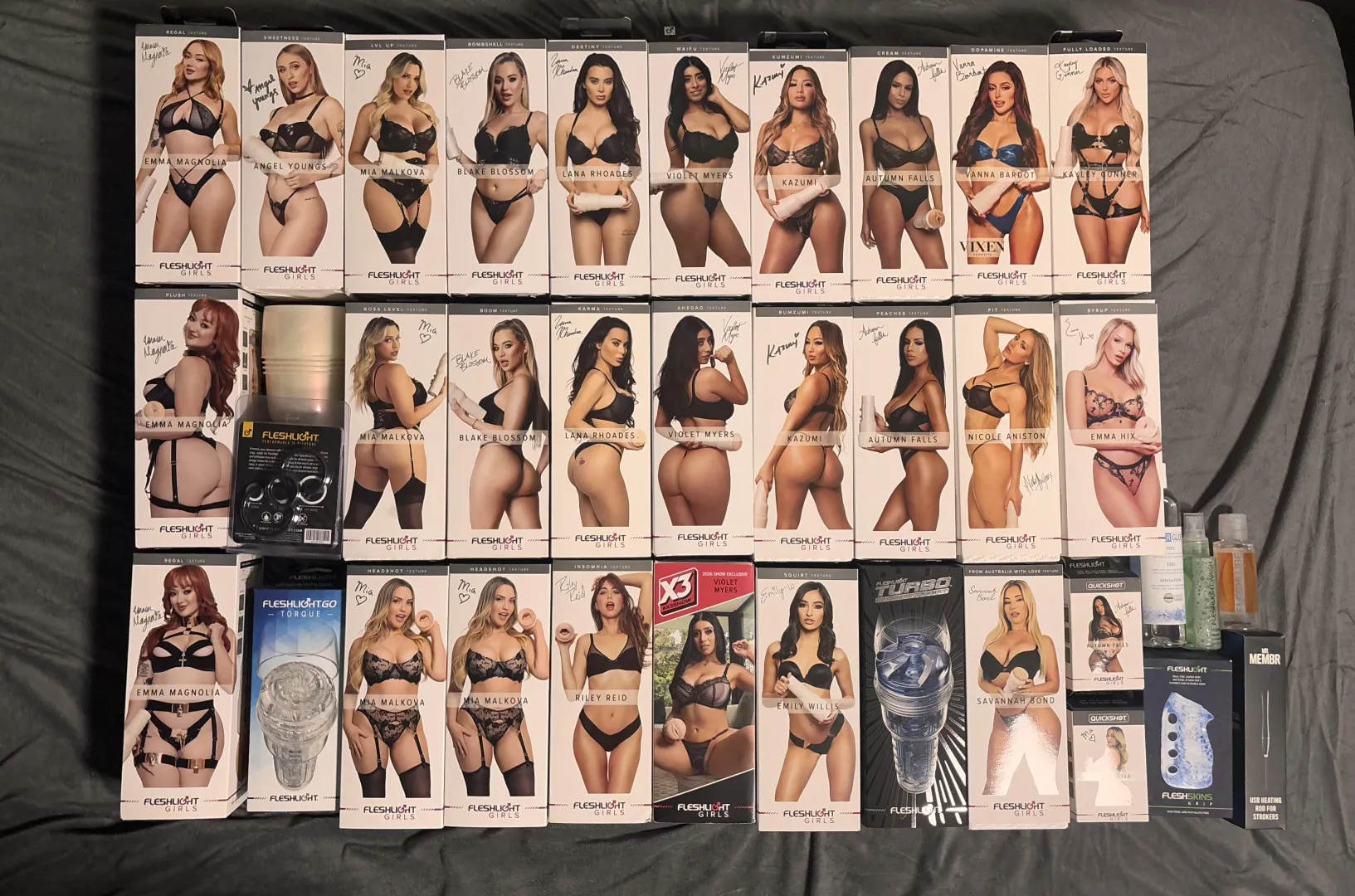 My 30+ fleshlights collection