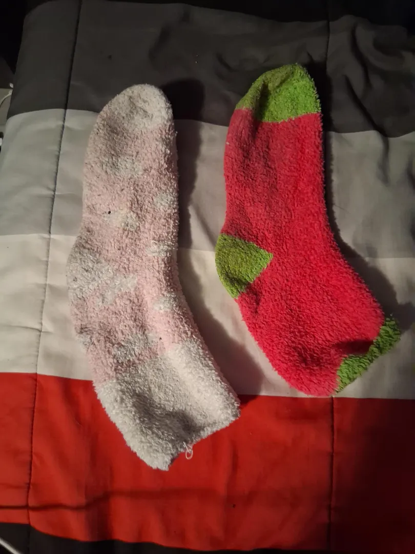 My aunts fuzzy socks