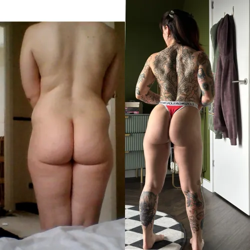 my before and after, I love sharing my results!