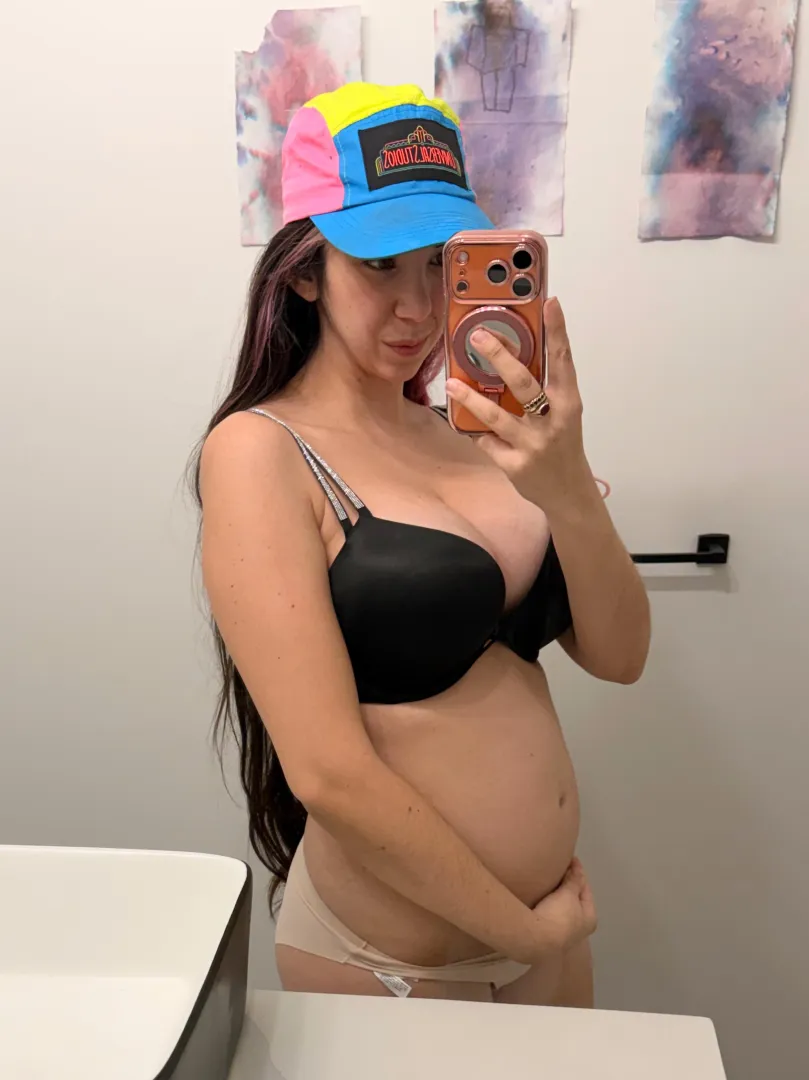 My belly's swelling with life