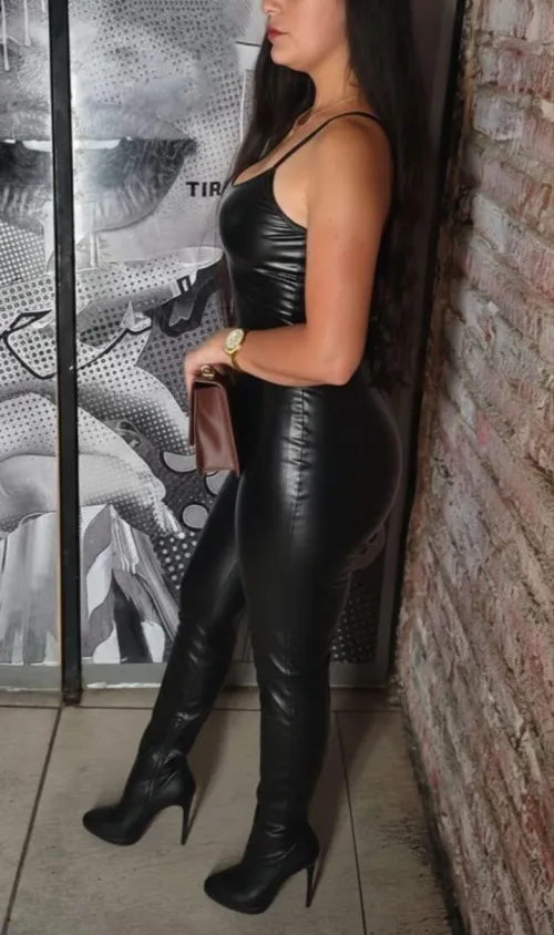 My boots don't seek attention... they impose hierarchy. Does your admiration come with obedience?