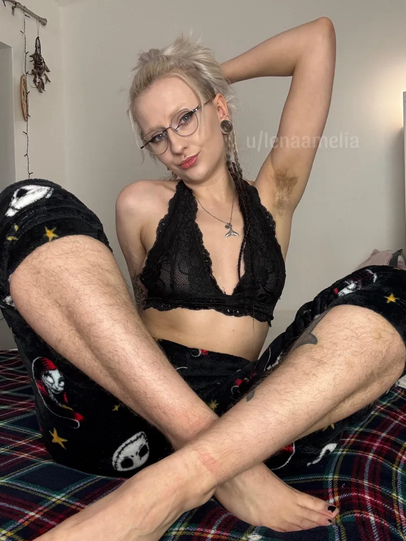 My calves are getting super hairy!