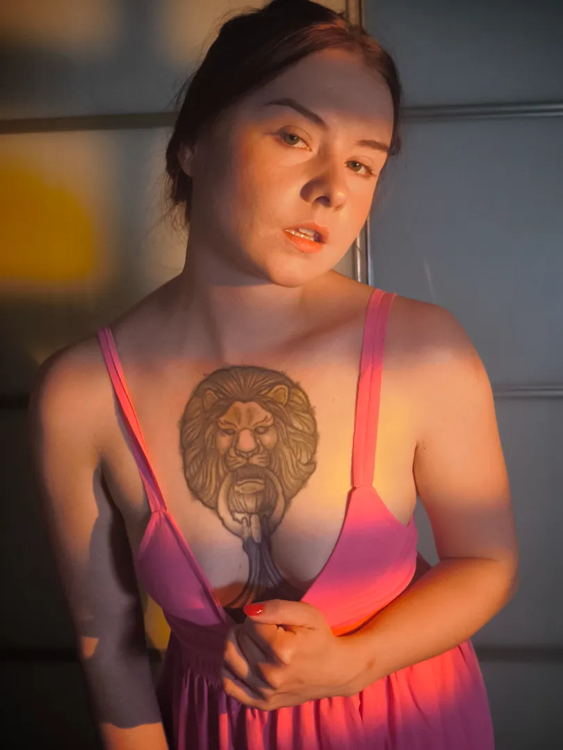 My clean face glowing, lips parted, ready for you