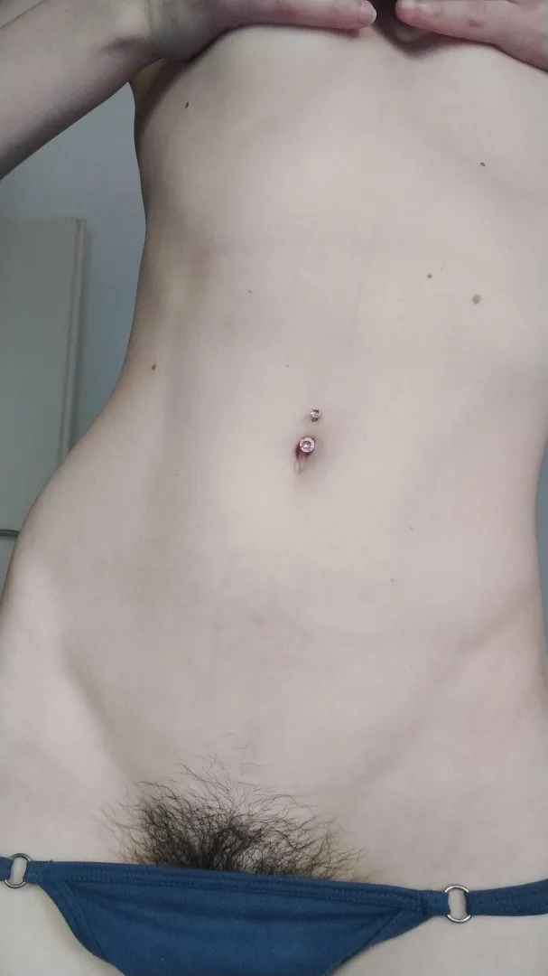 my dark bush matches my pale skin