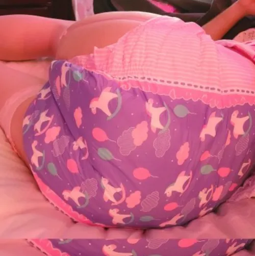 My diapered butt after a long day at work