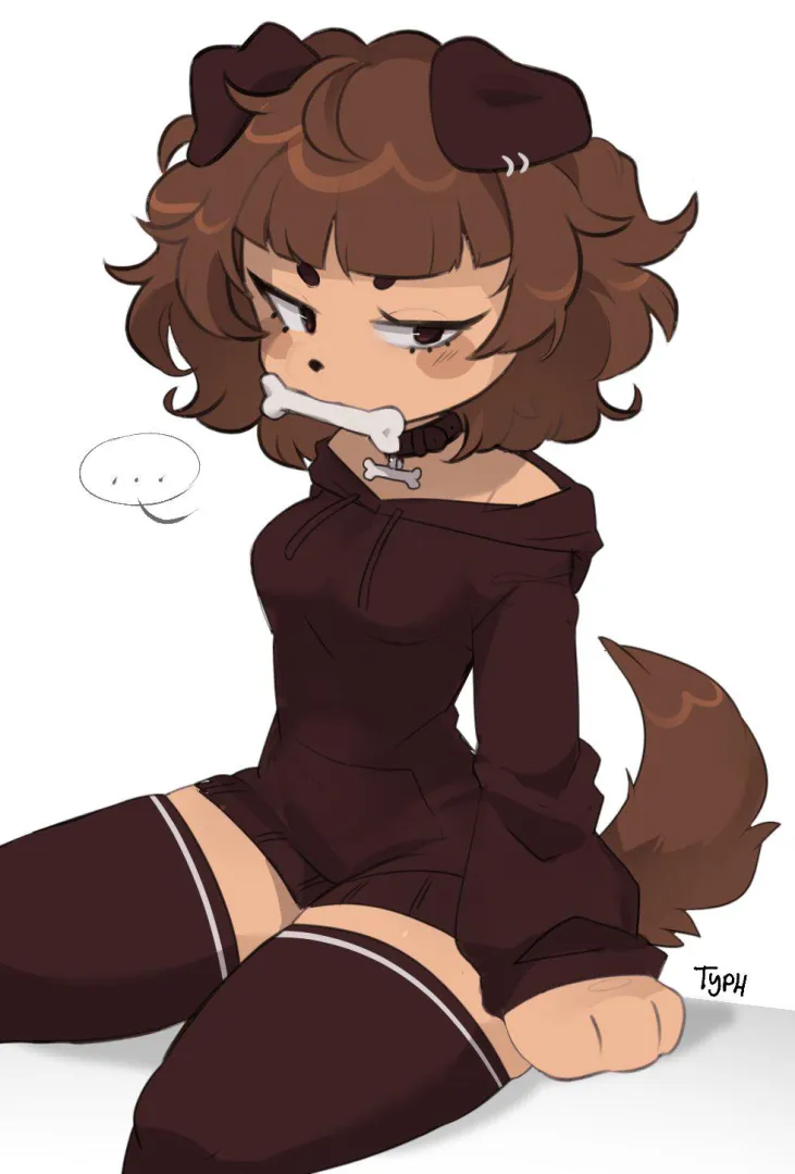 My dog girl was complaining that I wasn't a good owner and never listened to her. I told her she was wrong and just needy, but she didn't like that answer as she swapped our bodies! I started to order her to swap us back when she put a bone in my mouth