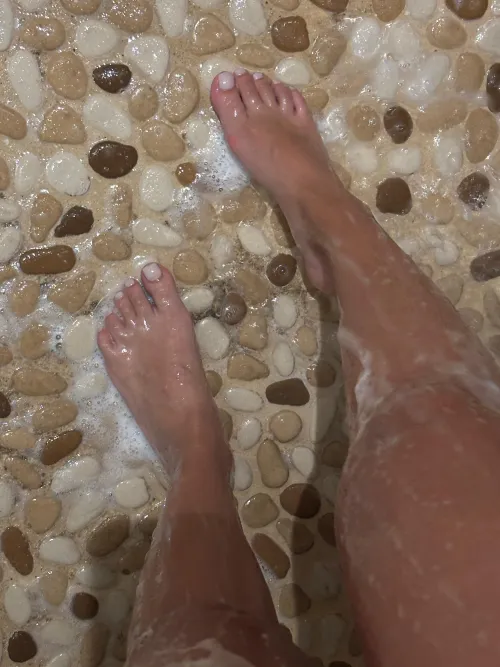 My feet this morning