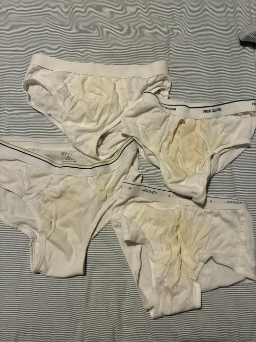 My friend and I have started sharing our cum rag briefs. Anyone else do this?