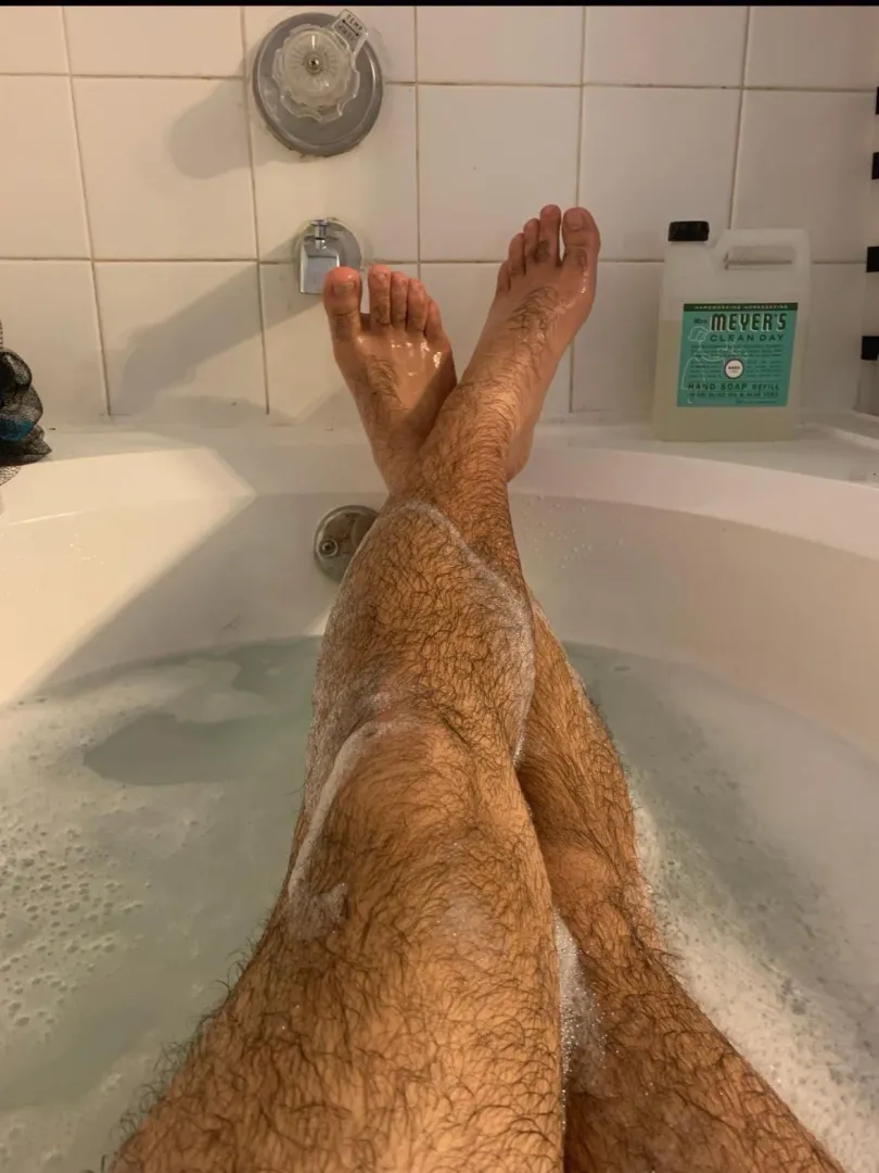 My hairy legs and feet