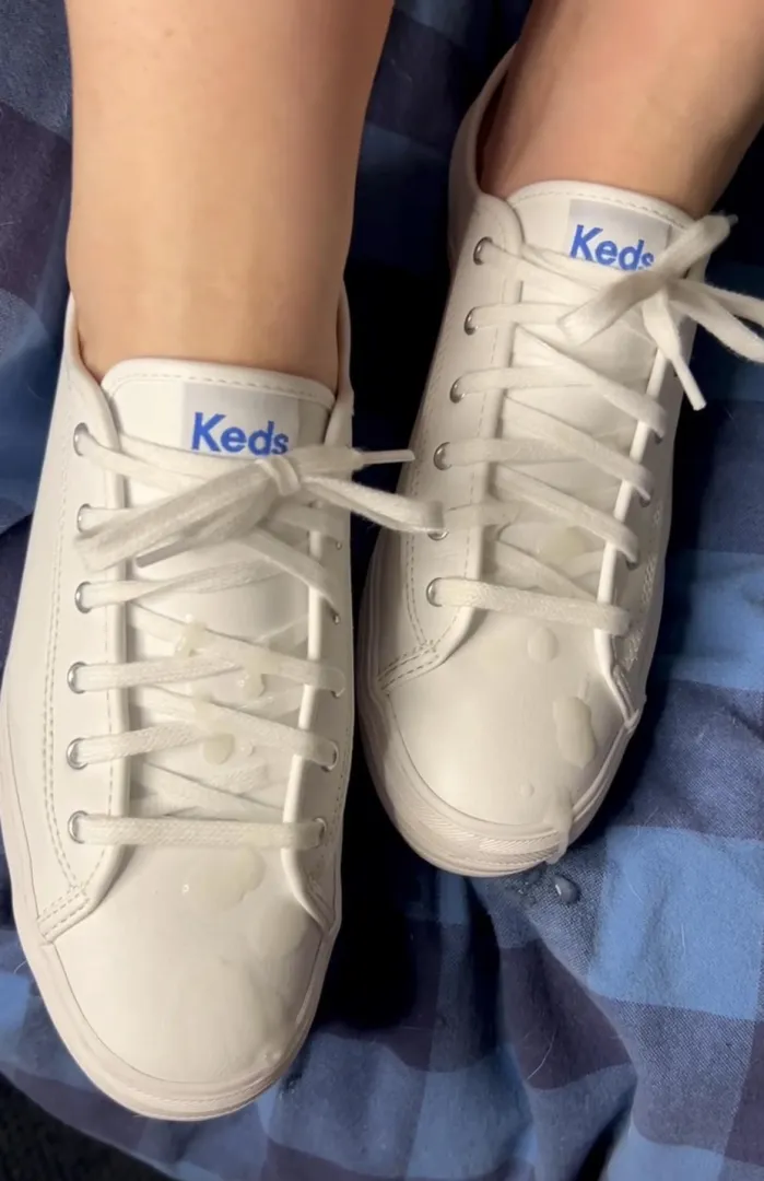 My Keds got a little messy