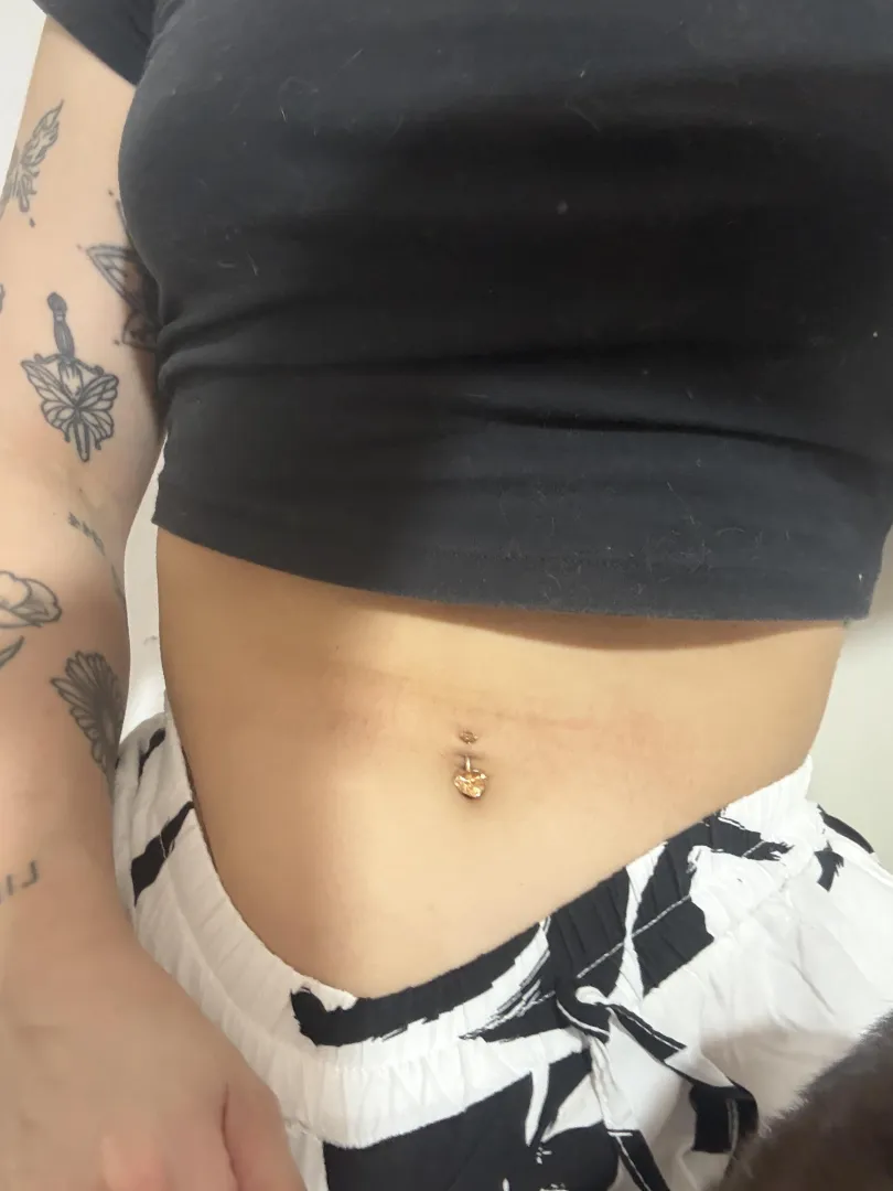 My little belly is cute