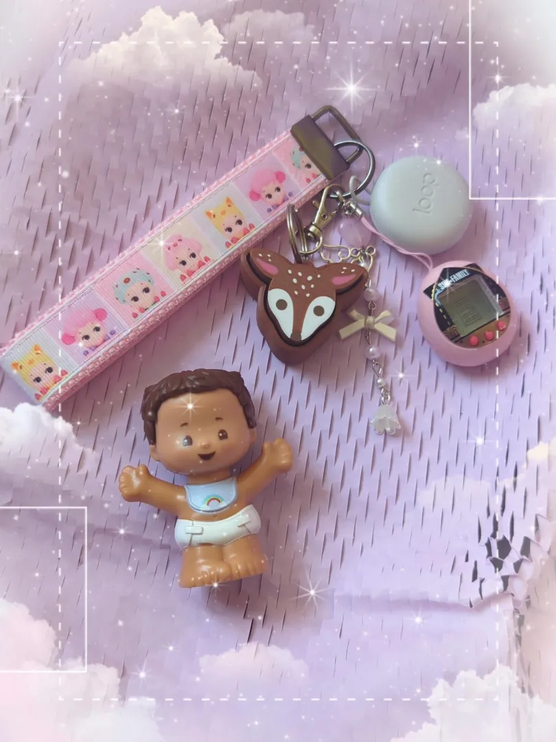 my little sensory keychain set ૮ ․ ․ ྀིა